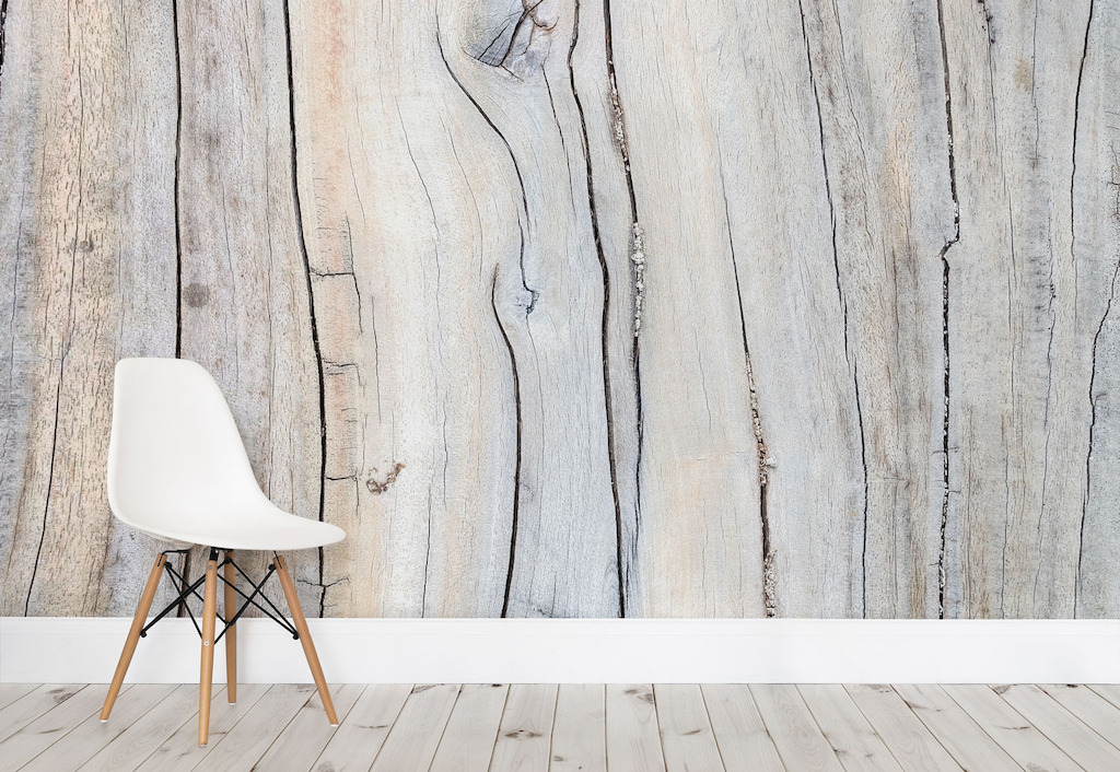Driftwood Detail Wall Mural