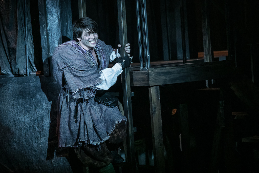 Haden Rider as Quasimodo in HUNCHBACK. Photo by Daniel Parvis.