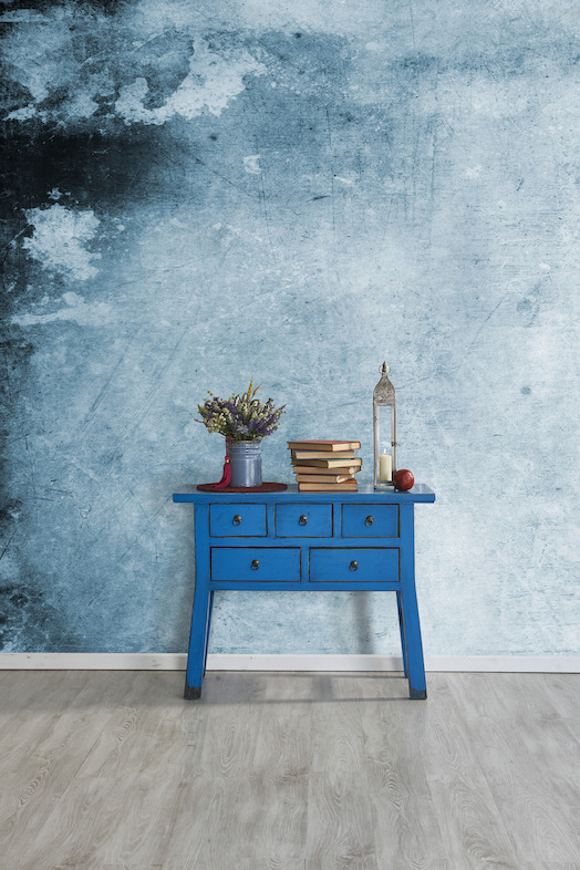 Grey Grunge Watercolour Wallpaper Mural