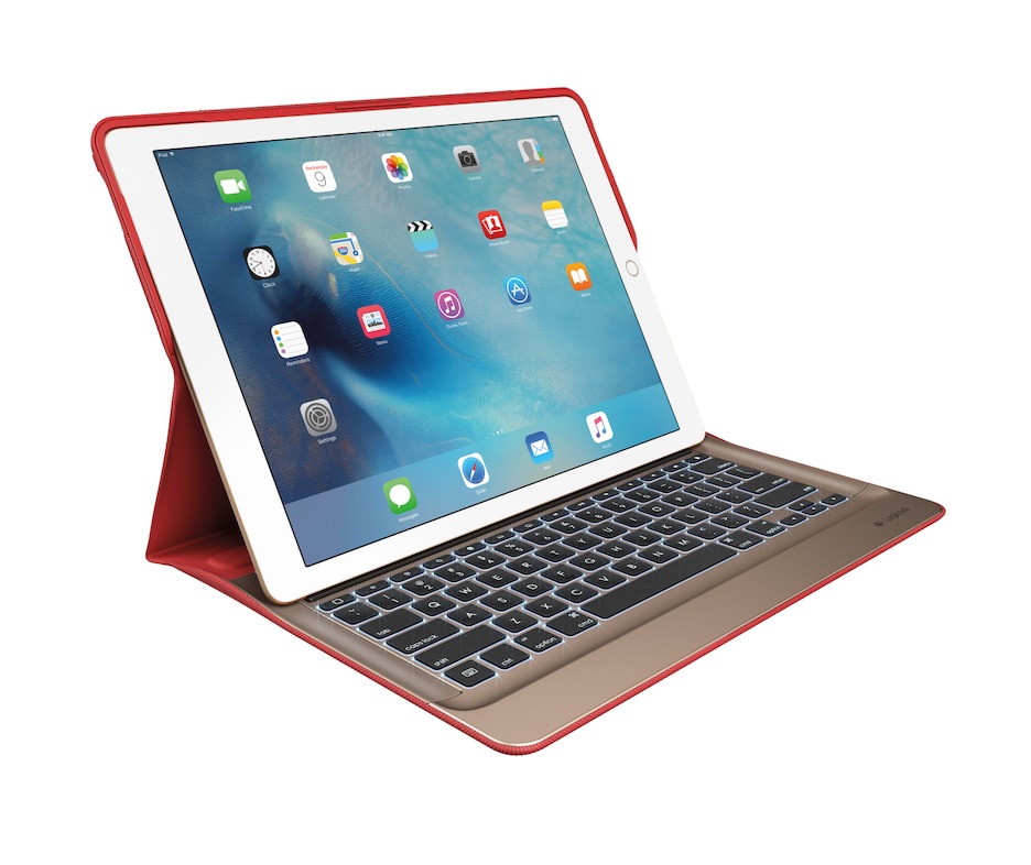 Funda con teclado iluminado Logi CREATE