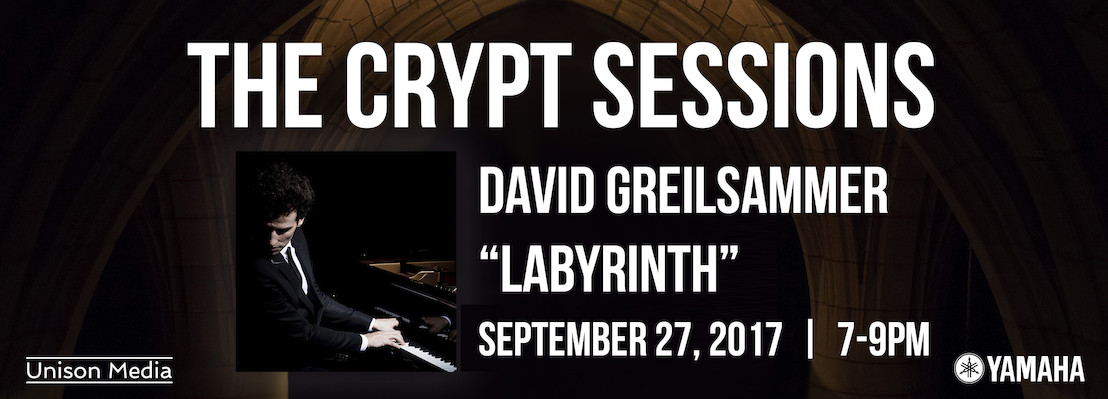 <i>The Crypt Sessions</i> presents David Greilsammer's <i>Labyrinth</i> (second attempt), September 27 2017