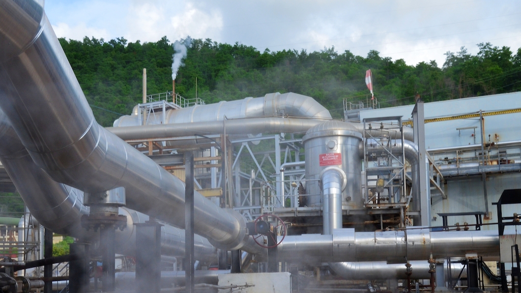 Bouillante Geothermal Plant, Guadeloupe