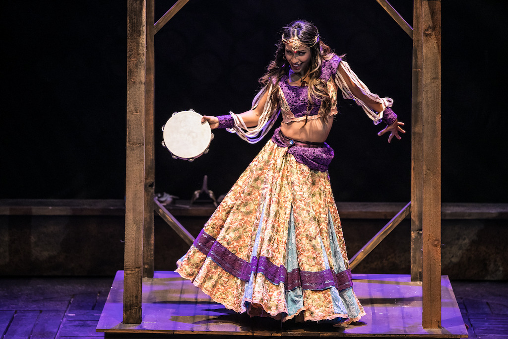 Julissa Sabino as Esmeralda in HUNCHBACK. Photo by Daniel Parvis.