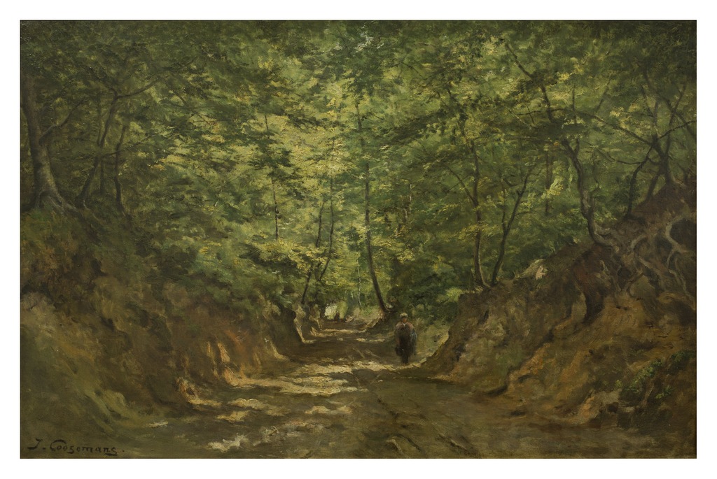 Joseph Théodore Coosemans, De Wolvenweg te Tervuren, vzw De Vrienden van de School van Tervuren © Isabelle Arthuis