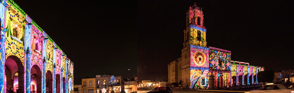 Espectáculo de VideoMapping en Morelia: Rescate de espacios públicos y promoción turística