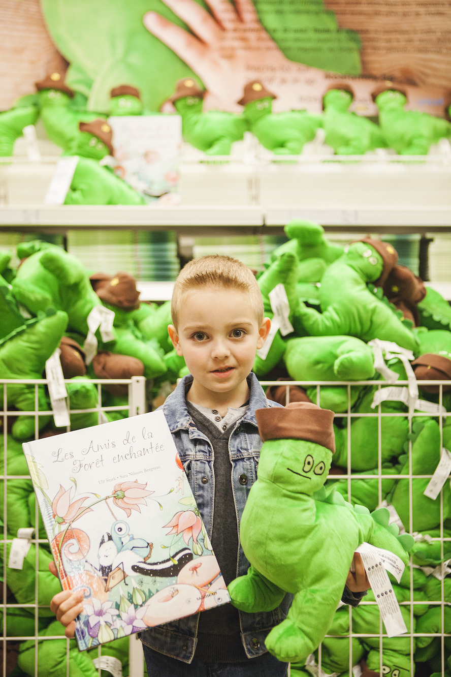 Thyméo (4) présente sa propre peluche IKEA