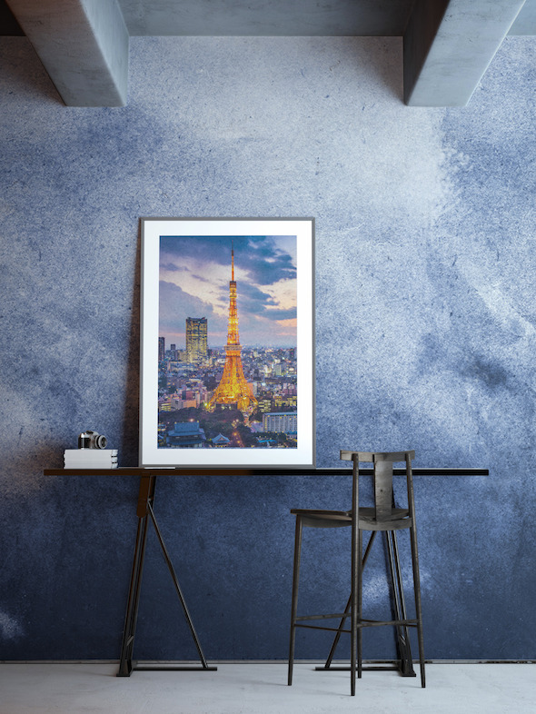 Purple Grunge Paint Watercolour Wallpaper Mural