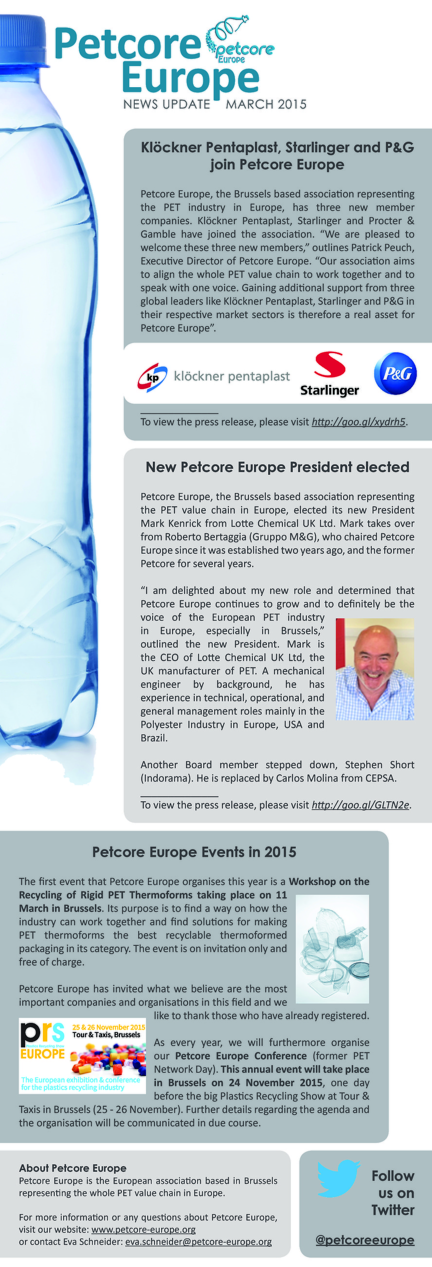 Petcore Europe News Update - March 2015