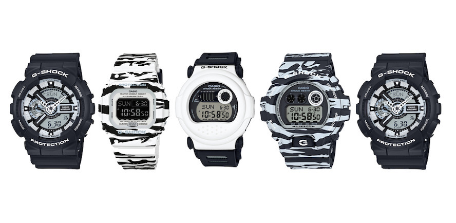 G-SHOCK BLACK AND WHITE, UNA COMBINACIÓN DE PATRONES ÚNICA
