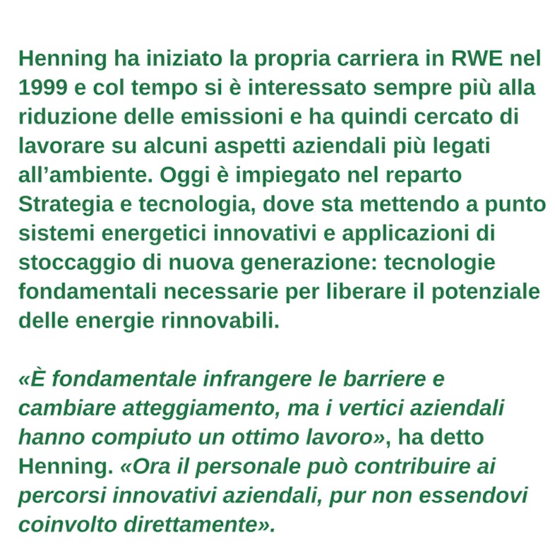 Profilo del lavoratore verde - Henning Joswig