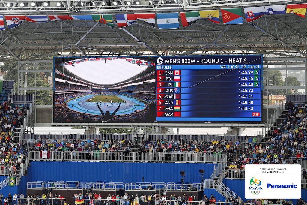 Panasonic @ JJOO Rio 2016 Pantallas LED en Estadio Olimpico