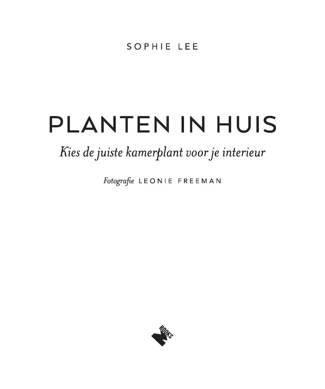 Planten in huis - Sophie Lee