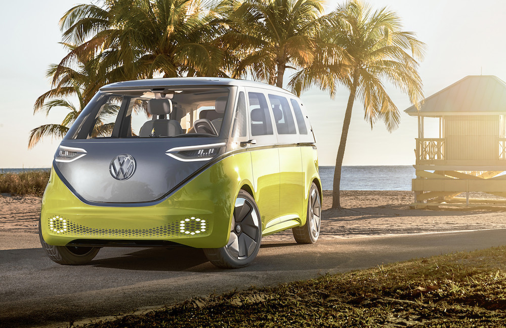 European premiere of the Volkswagen I.D. Buzz at the Geneva International Motor Show