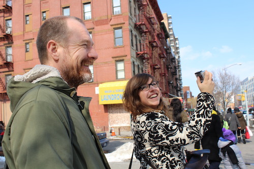 Kurt Overbergh en Annelies Moons in New York (c) Leen Van Severen