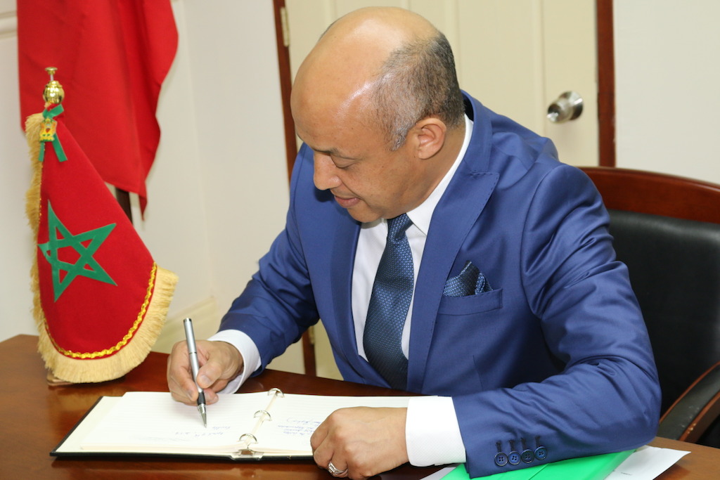 Ambassador of the Kingdom of Morocco, H.E. Abderrahim Kadmiri.