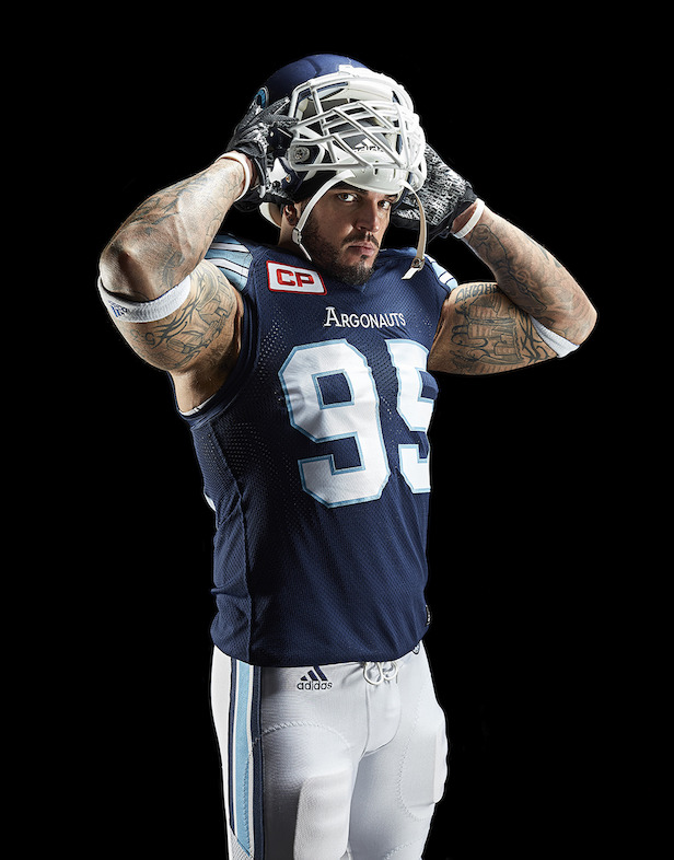 Chandail adidas des Argonauts de Toronto à domicile (Ricky Foley).