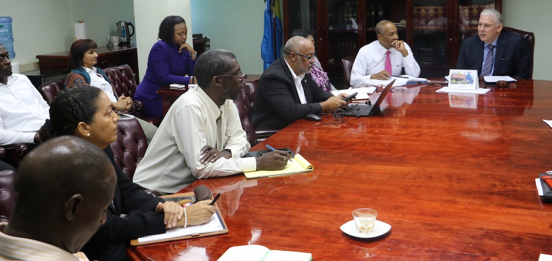 OECS Chairman Conducts Series of Real-time Briefings with Key Disaster Management Officials