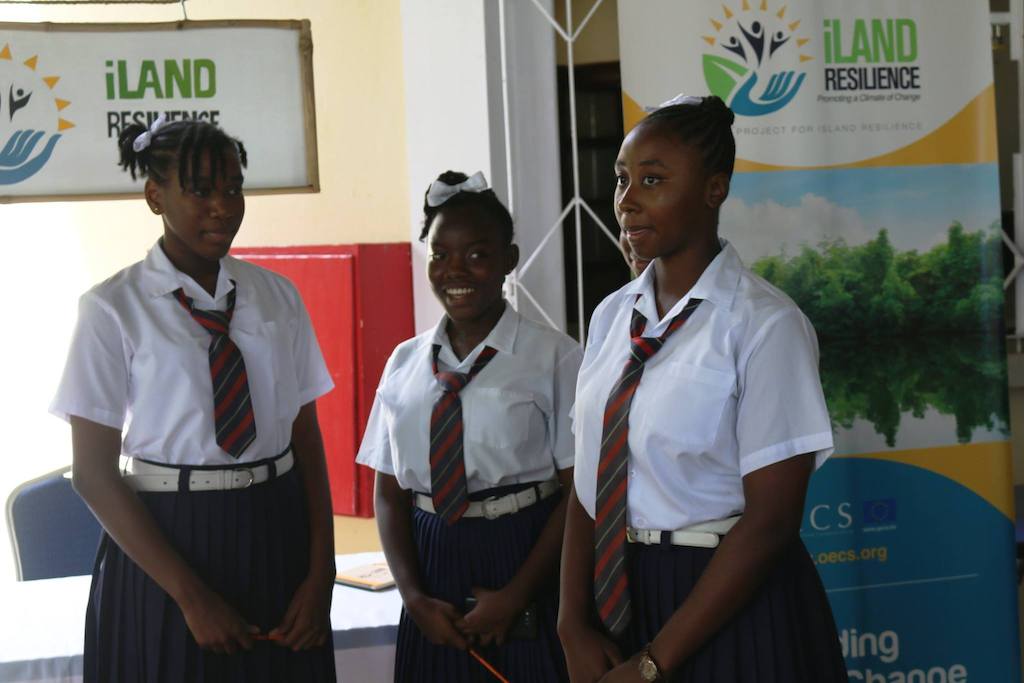Grenadian students learn about iLAND Resilience