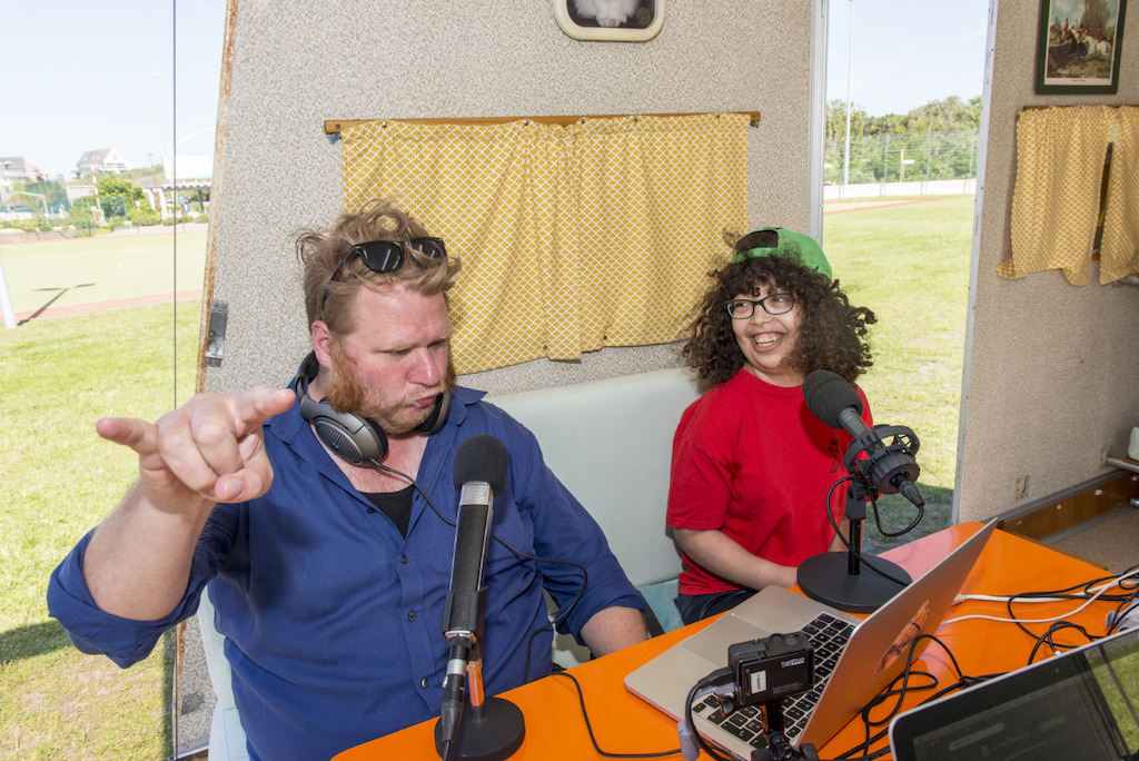 Radio Gaga in het Zeepreventorium - Dominique en Hanane - (c) Titus Simoens