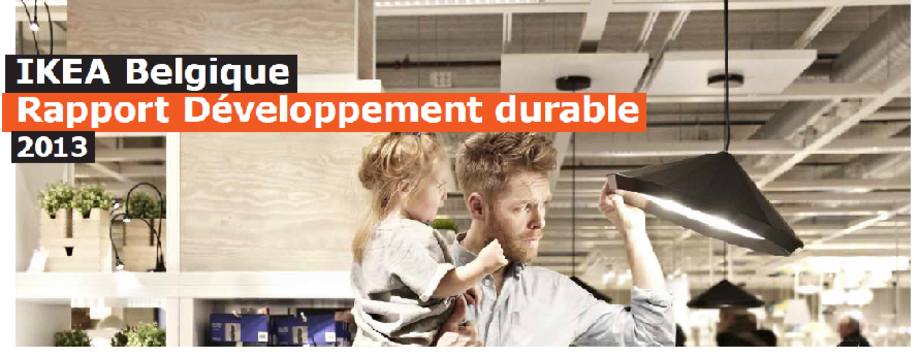 IKEA Belgique publie son Rapport de Développement durable 2013