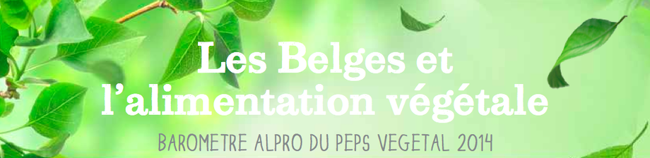 Les Belges et l'alimentation végétale