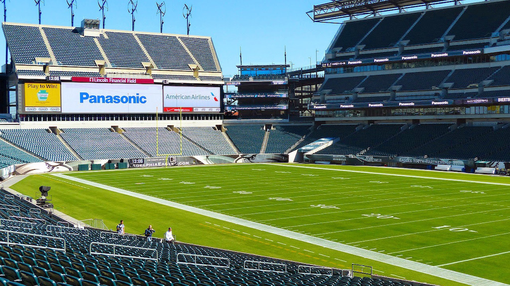 Pantallas LED y Digital Media Center en el Lincoln Financial Field en Philadelphia