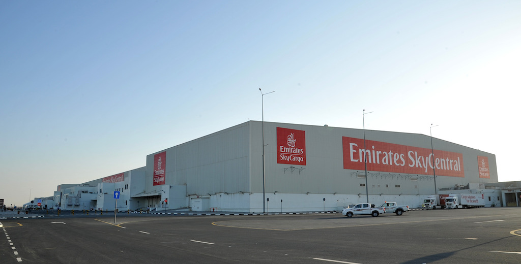 An outside view of the Emirates SkyCentral