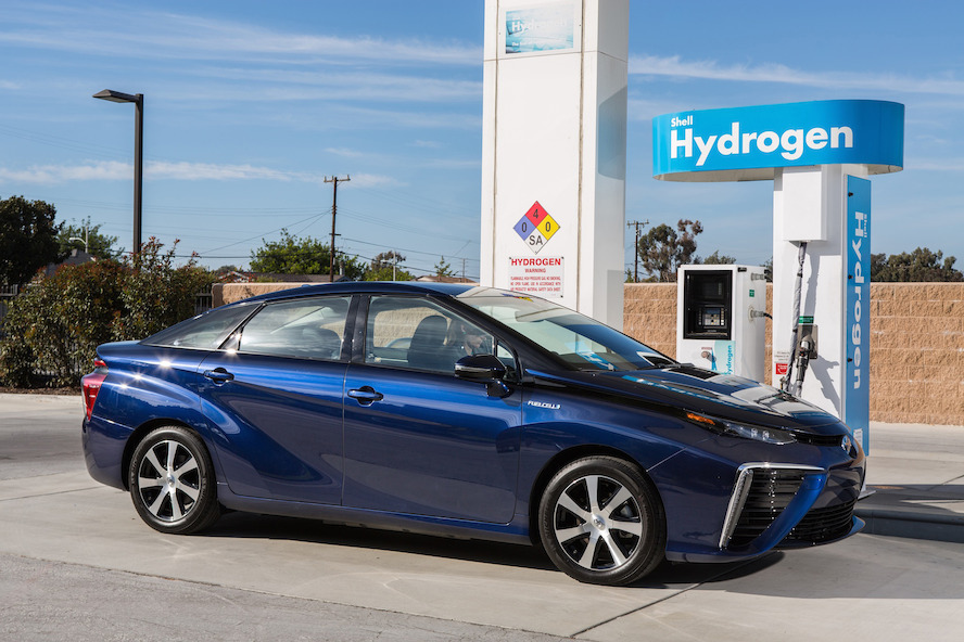 La berline à pile à combustible Mirai