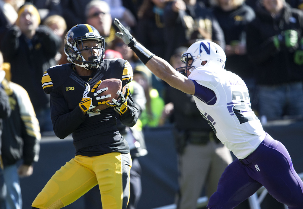 1. Tevaun Smith, Iowa (photo credit: Iowa Athletics)