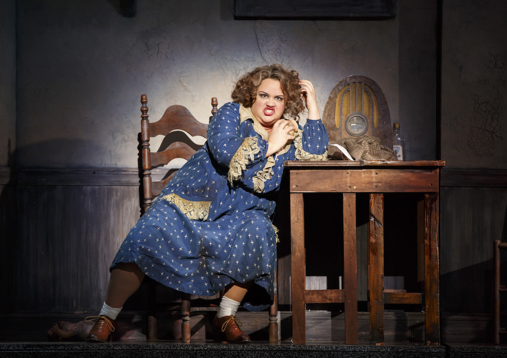 Lynn Andrews as Miss Hannigan in “Little Girls”<br/>Photo: Joan Marcus