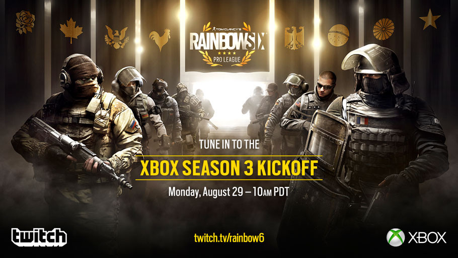 UBISOFT® ANUNCIA EL INICIO DE LA TERCERA TEMPORADA DE LA LIGA PROFESIONAL DE TOM CLANCY'S RAINBOW SIX® SIEGE