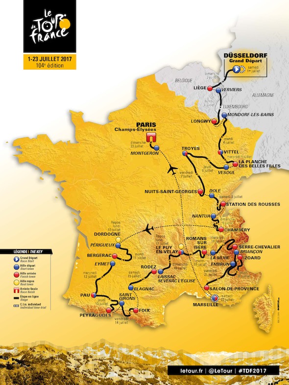 Parcours Tour 2017