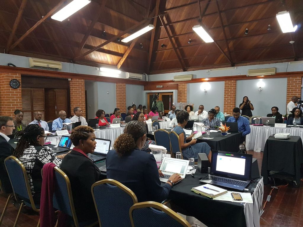 Participants at the OECS Living Standards Measurement Committee (LSMC) Joint Sixth Technical and Ninth General meeting