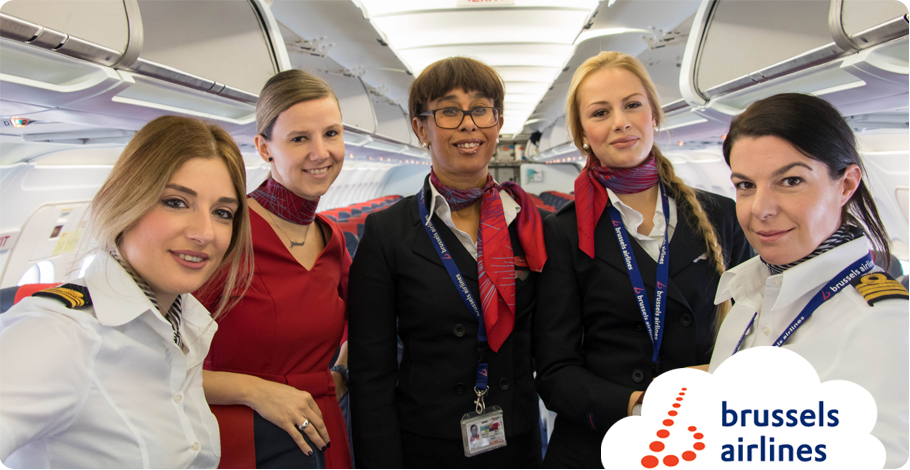 Brussels Airlines vliegt met 100% vrouwelijke crews naar Berlijn voor Internationale Vrouwendag