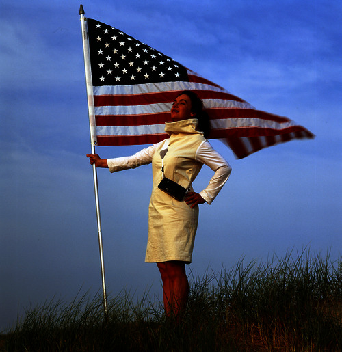 Aleksandra Mir 'First Woman on the Moon', Wijk aan Zee (NL), 1999
