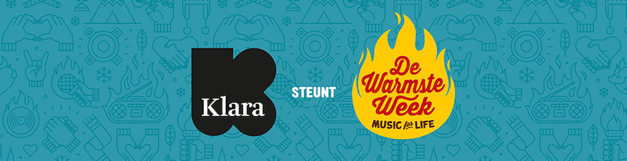 Klara verkoopt tijdens De Warmste Week kerstmuziek ten voordele van vzw Music Fund