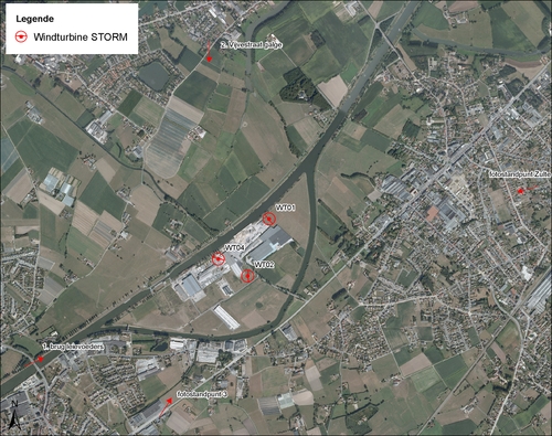 Inplanting Storm-windpark Wielsbeke