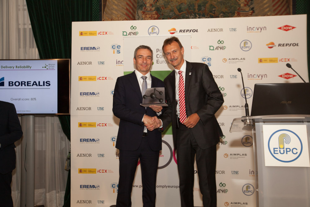 Rainer Hoefling, Borealis & Michael Kundel, EuPC President