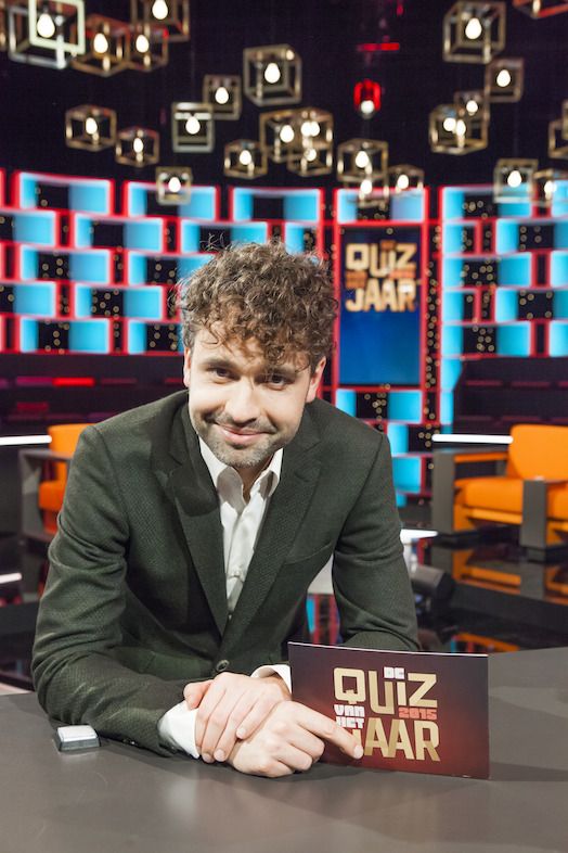 Thomas Vanderveken in De quiz van het jaar.<br/>(c) VRT