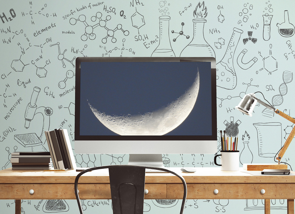 Chemistry - Doodles Wallpaper Mural