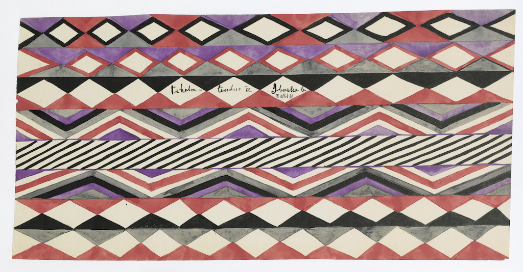 Tshela Tendu, Zonder titel, ca. 1930, SV 72815-20, Prentenkabinet, Koninklijke Bibliotheek van België