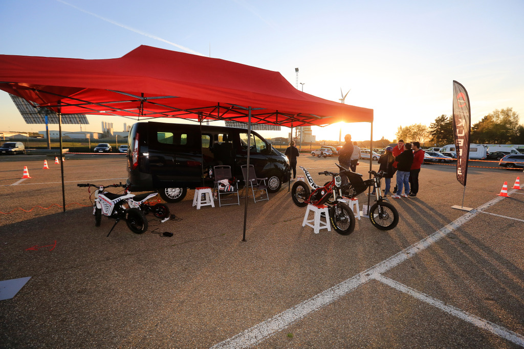 Kuberg setup in the paddock, credit: CDS