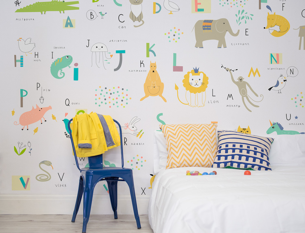 Literacy - Pre-School Alphabet Wallpaper Mural