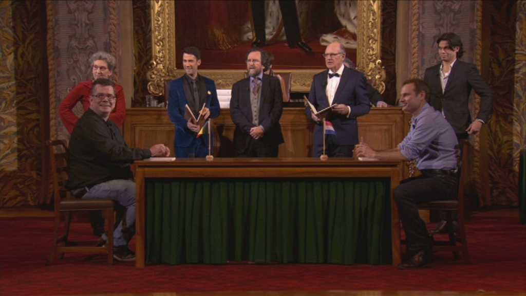Het Groot Dictee - De finalisten - (c) Men at Work / VRT