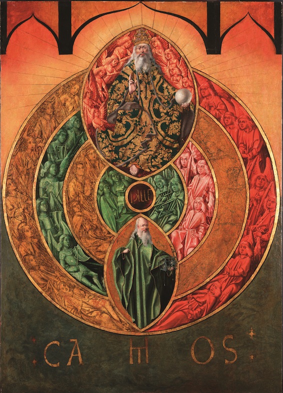 In Search of Utopia © Master Bartolomé, Chaos, Spain, Late fifteenth century. Tucson, The University of Arizona Museum of Art, Gift of the Samuel H. Kress Foundation.