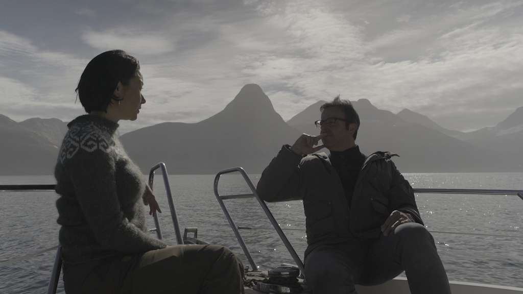Hans Van Dyck en Natuk Lund Olesen<br/>Greenland Climate Research Center - (c) VRT