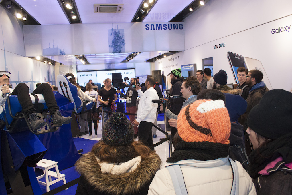 Samsung Gear VR pop-up store Kalverstraat Amsterdam