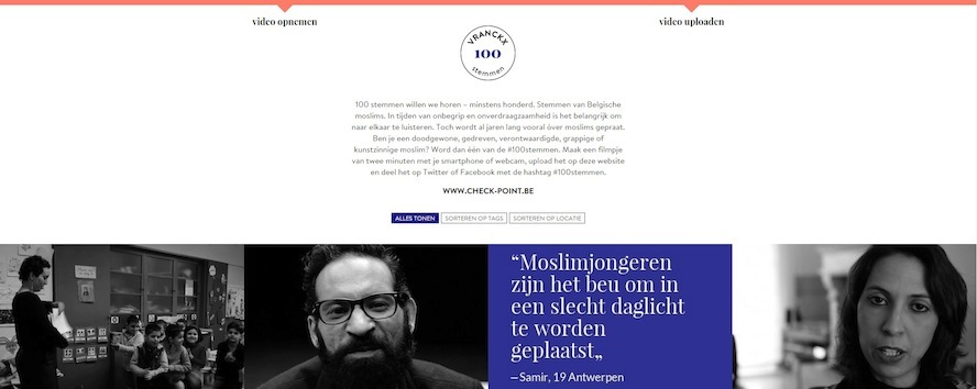 Rudi Vranckx zoekt getuigenissen van moslims voor 100stemmen.be