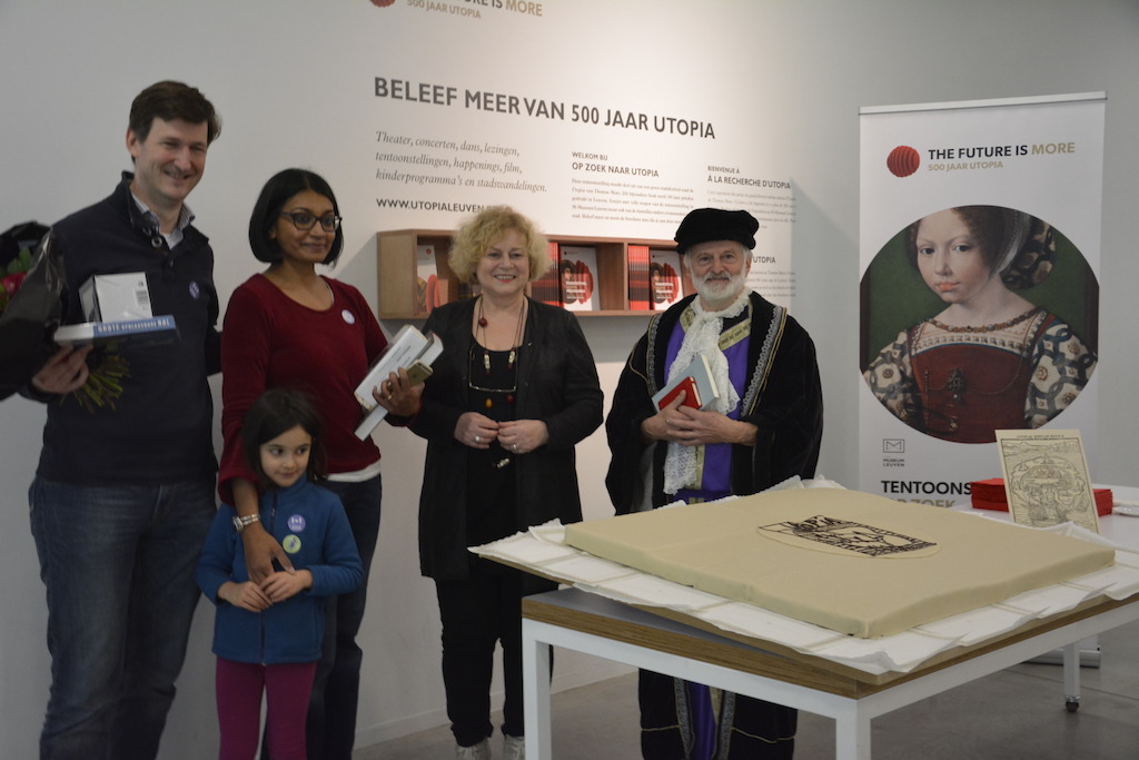 500 jaar Utopia - 50.000ste bezoeker van expo 'Op zoek naar Utopia'