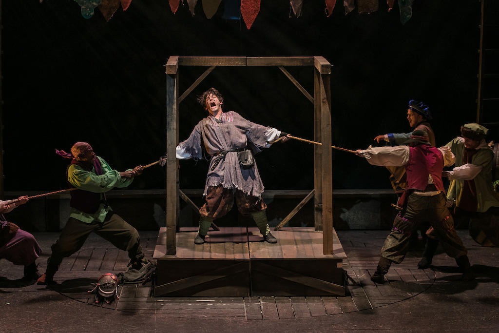 Haden Rider as Quasimodo in HUNCHBACK. Photo by Daniel Parvis.
